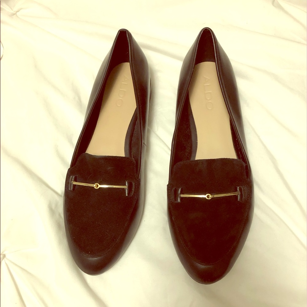 ALDO MOCCASINS W SWEDE TOP